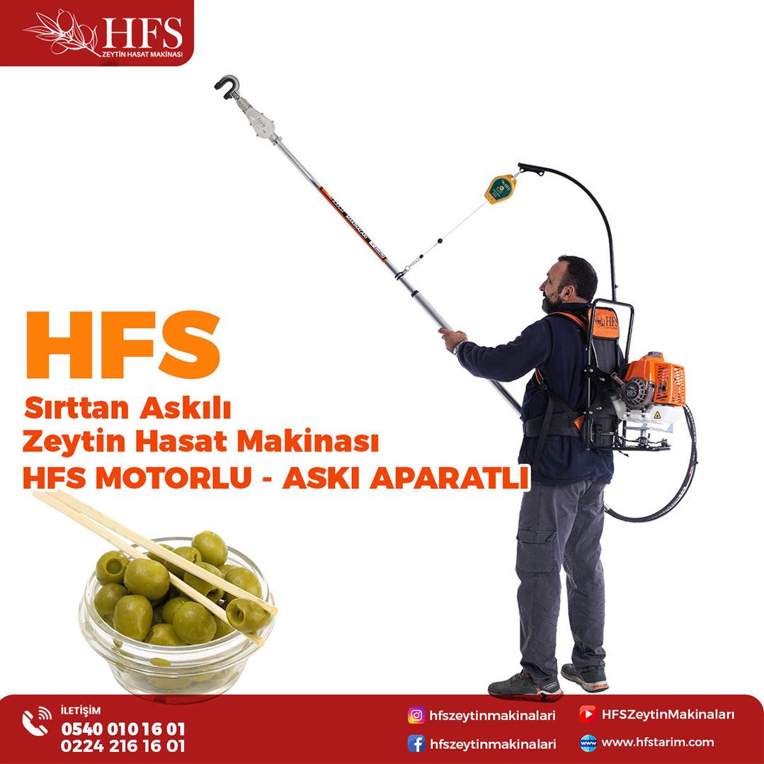 HFS SA-0001 Sırt Tip Motorsuz Kancalı Zeytin Hasat Makinesi