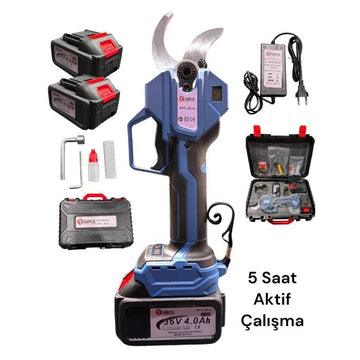 Rapco Şarjlı 40 mm Budama Makası Ve Budama Testeresi 2Li Set