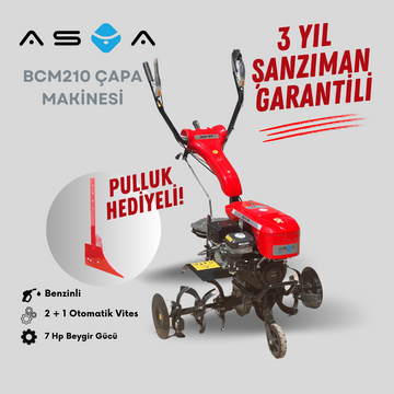 Asya BCM 210 Benzinli 2+1 Otomatik Vitesli Çapa Makinesi