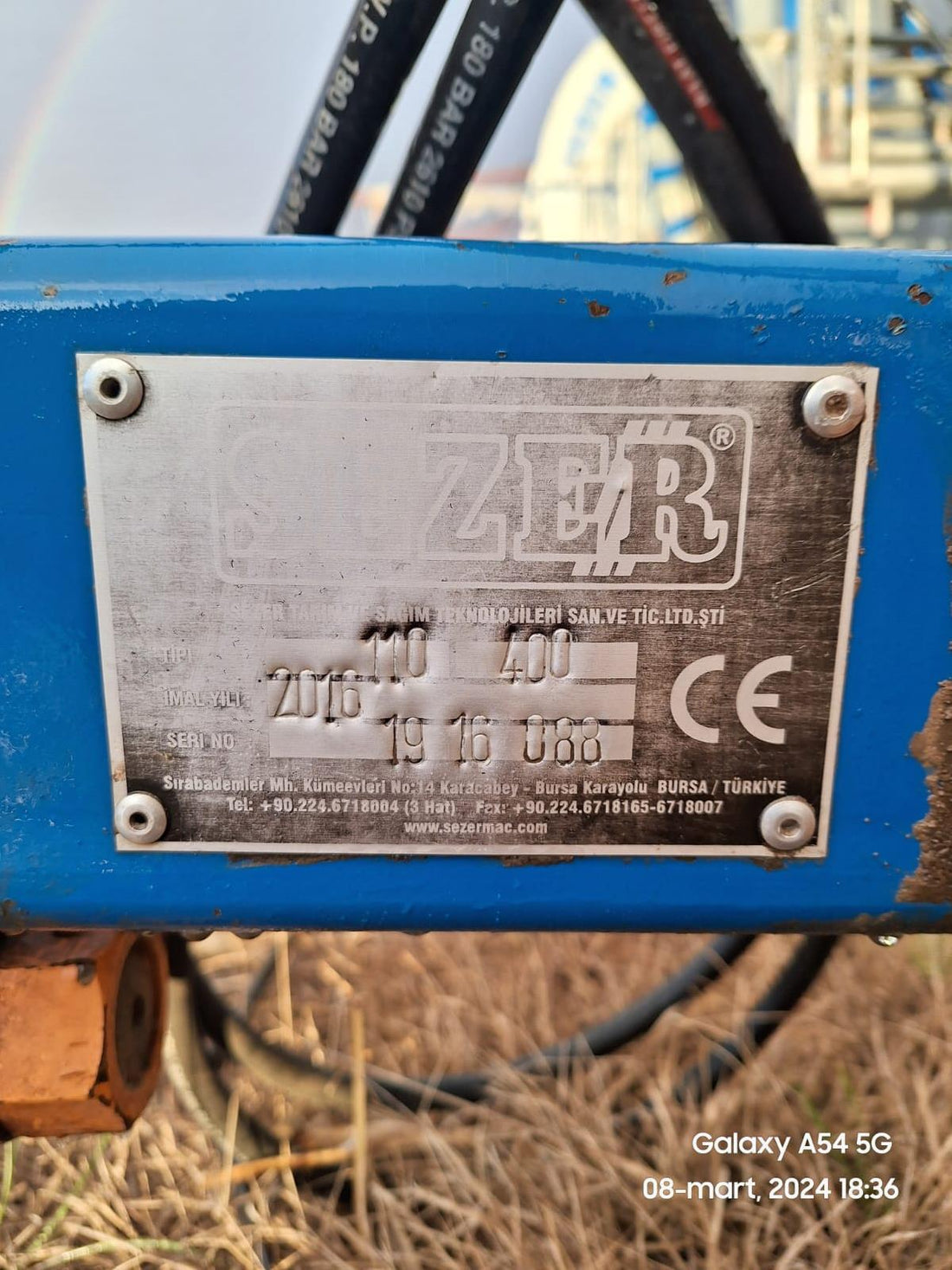 Sezer 110*400 2016 Model Kanatlı tamburlu Sulama Makinesi