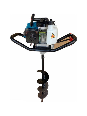 Malika CQ206 3.2Hp 63cc 20cm Tek Sıra Helezonlu Toprak Burgu Makinesi