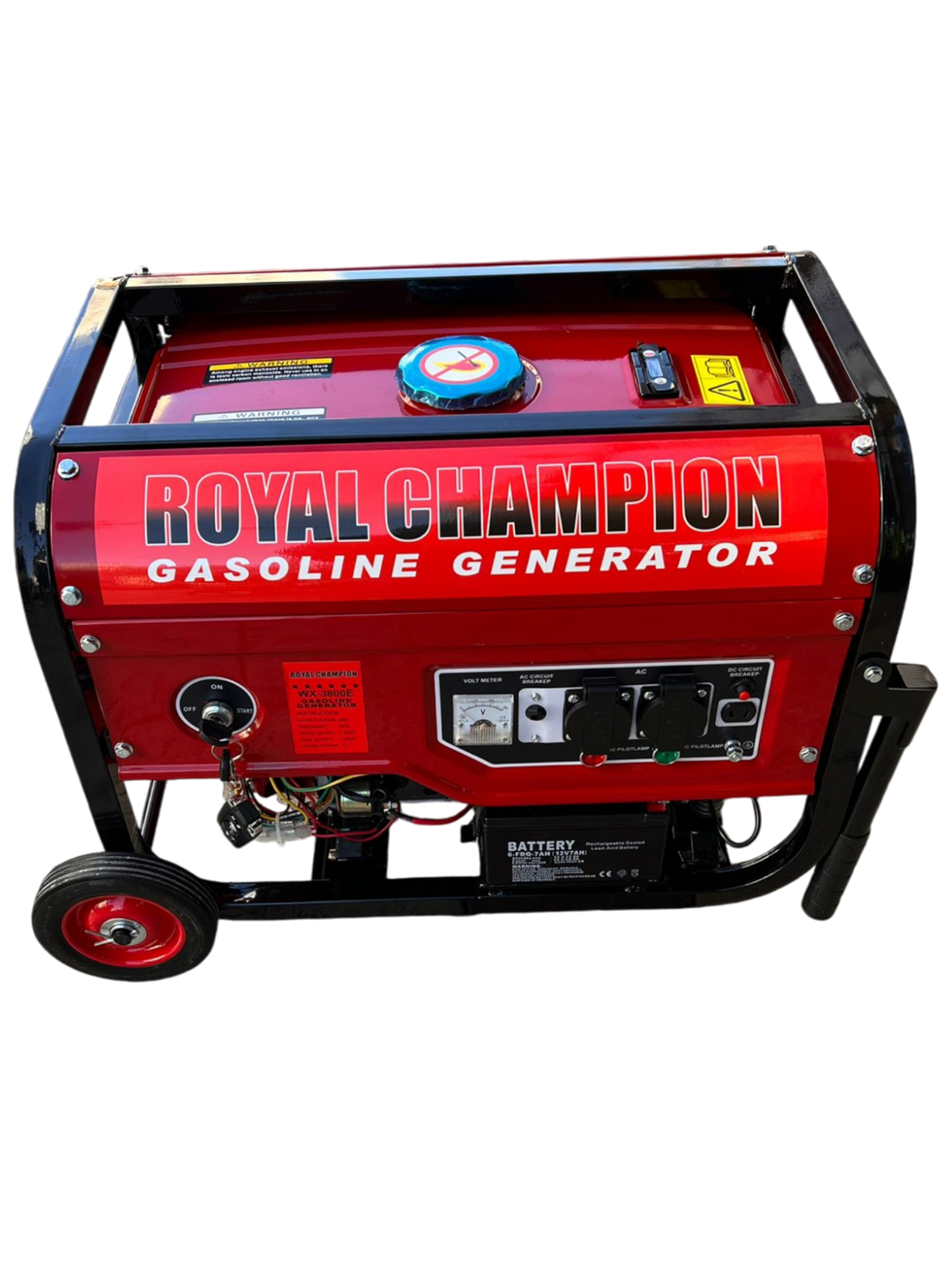 Royal Champıon Benzinli Marşlı Uzaktan Kumandalı 4kw Monofaze Jeneratör